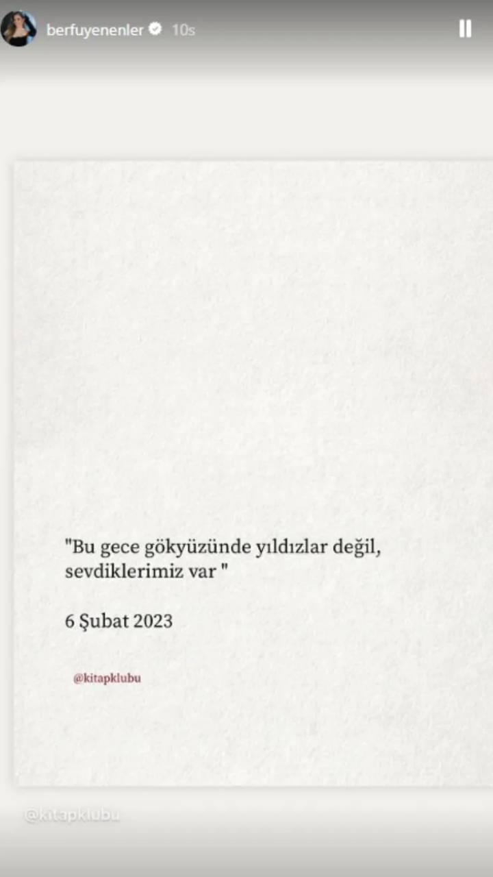 6 Şubat’ın izleri silinmedi: Ünlülerden deprem felaketi paylaşımları... 13